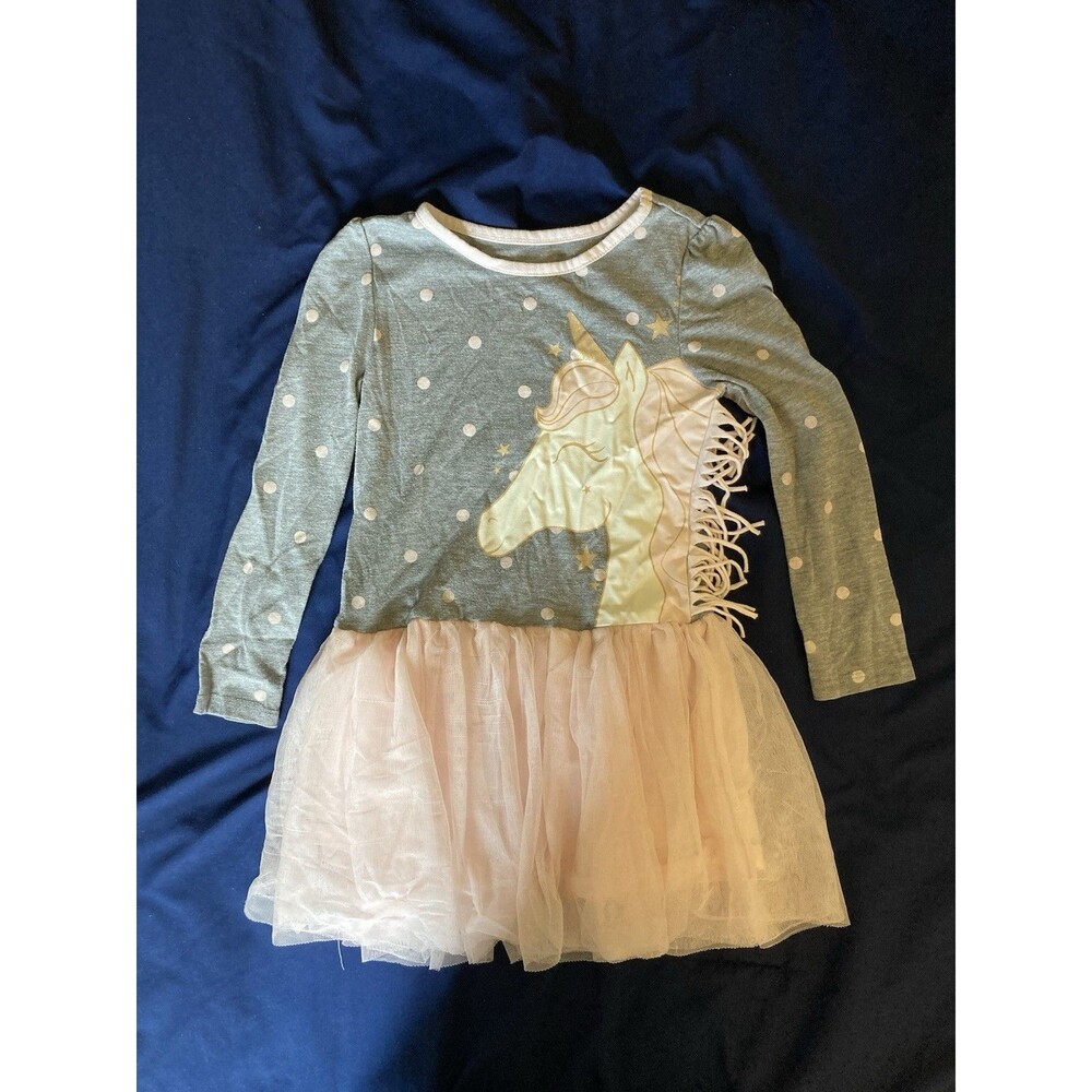 Size 5  Epic Threads girl clothes - 1 piece dress | unicorn theme
